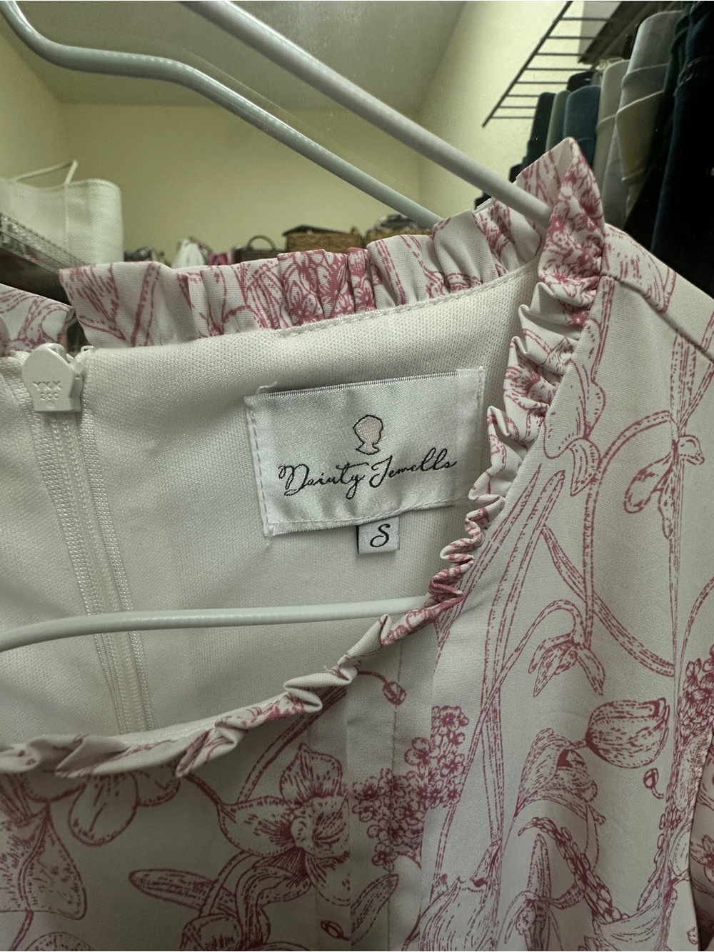 Dainty Jewells waltz of the wildflower’s dress midi length - Picture 5 of 8